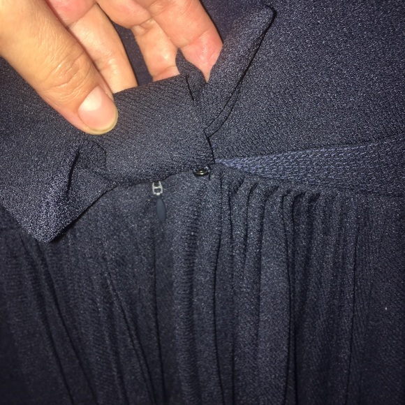 NWOT Double Zero Navy Blue Dress - Picture 6 of 16